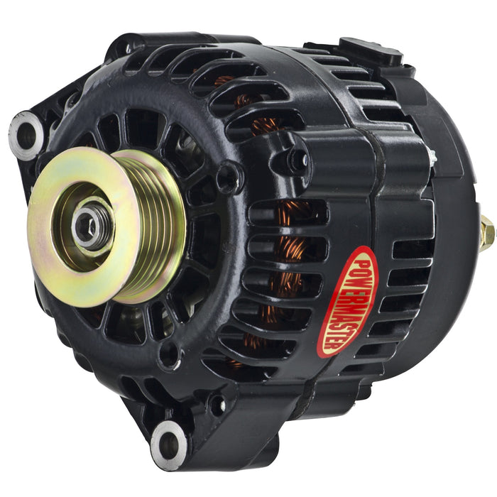 Powermaster Performance 58247 Alternator; AD230; Offset 2 in. Spools; 165 Amp; 100 Idle; Black; - Truck Part Superstore