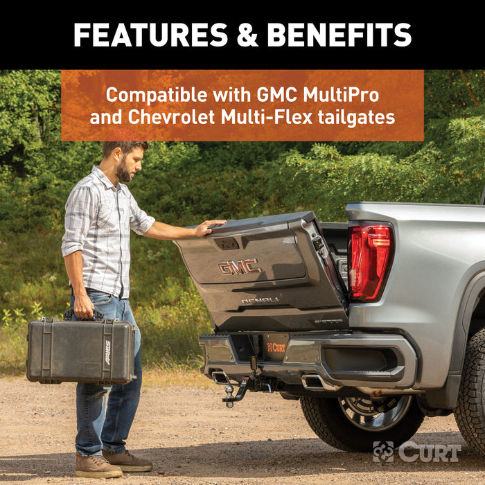 CURT 58265 Protective MultiPro/Multi-Flex Tailgate Sensor with 2in. Hitch Cap - Truck Part Superstore