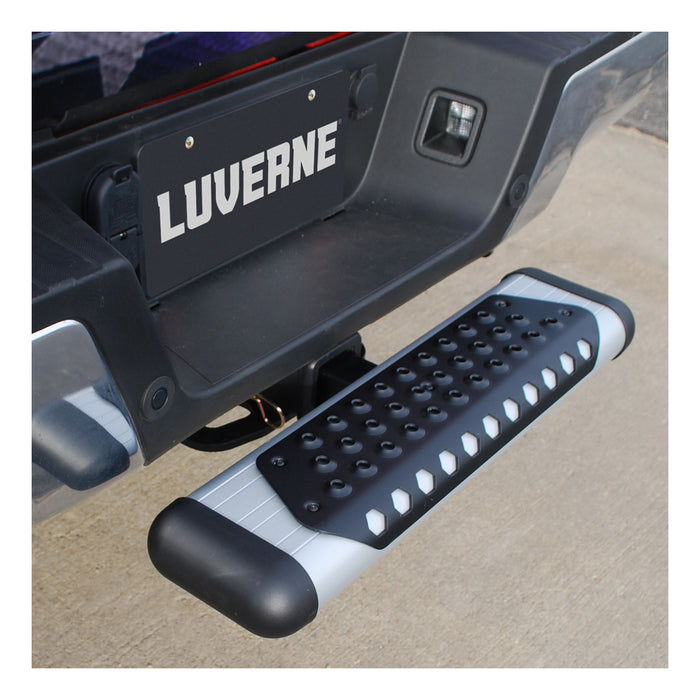 Luverne 583026-570000 O-Mega II Receiver Hitch Step-Silver - Truck Part Superstore