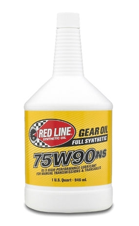 Red Line Oil 58304 75W90NS Gear Oil Synthetic GL-5 Gear Oil For Manual Transmissions 1 Quart Red Line Oil - Truck Part Superstore