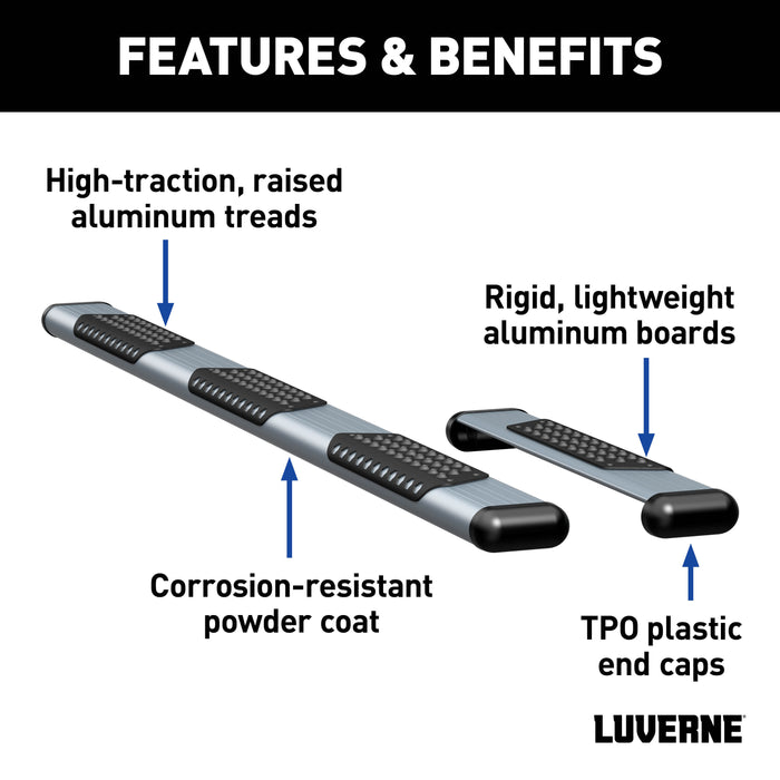Luverne 583100-571477 Van O-Mega II-36in./98in. Steps w/Extended Brackets - Truck Part Superstore