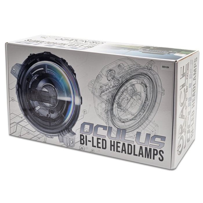 Oracle Lighting 5839-504-PSC Lighting Oculus Bi-LED Projector Headlights, 5500K - Truck Part Superstore
