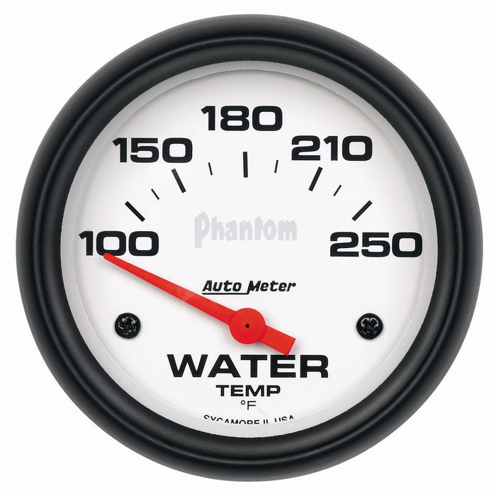 AutoMeter 5837 GAUGE; WATER TEMP; 2 5/8in.; 100-250deg.F; ELECTRIC; PHANTOM - Truck Part Superstore