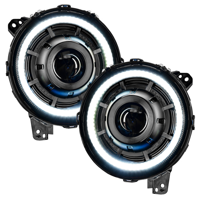 Oracle Lighting 5839-023 Oculus Switchback Bi-LED Projector Headlights for Jeep JL / Gladiator JT - Truck Part Superstore