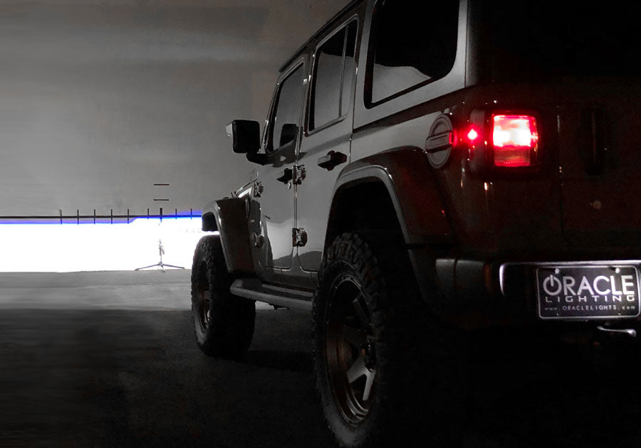 Oracle Lighting 5839-023 Oculus Switchback Bi-LED Projector Headlights for Jeep JL / Gladiator JT - Truck Part Superstore