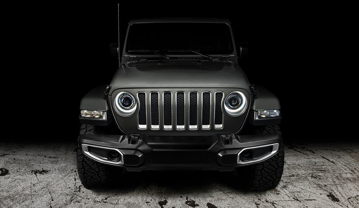 Oracle Lighting 5839-023 Oculus Switchback Bi-LED Projector Headlights for Jeep JL / Gladiator JT - Truck Part Superstore