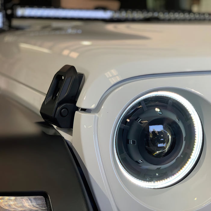 Oracle Lighting 5839-023 Oculus Switchback Bi-LED Projector Headlights for Jeep JL / Gladiator JT - Truck Part Superstore