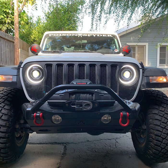 Oracle Lighting 5839-023 Oculus Switchback Bi-LED Projector Headlights for Jeep JL / Gladiator JT - Truck Part Superstore
