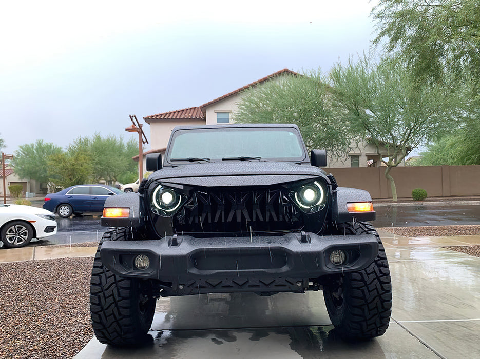 Oracle Lighting 5839-023 Oculus Switchback Bi-LED Projector Headlights for Jeep JL / Gladiator JT - Truck Part Superstore