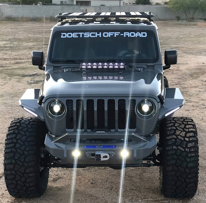 Oracle Lighting 5839-023 Oculus Switchback Bi-LED Projector Headlights for Jeep JL / Gladiator JT - Truck Part Superstore