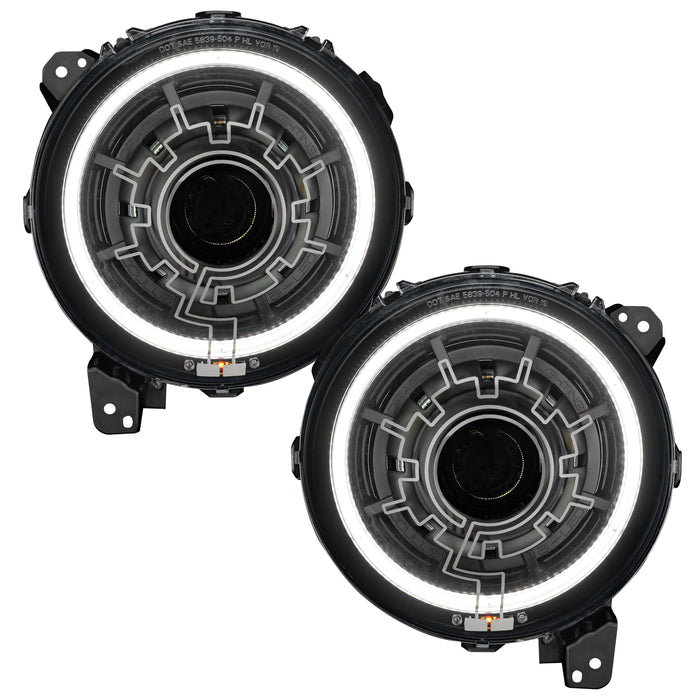 Oracle Lighting 5839-111 Oculus Bi-LED Projector Headlights - Jeep Wrangler JL/Gladiator JT- Heated Lens - Truck Part Superstore
