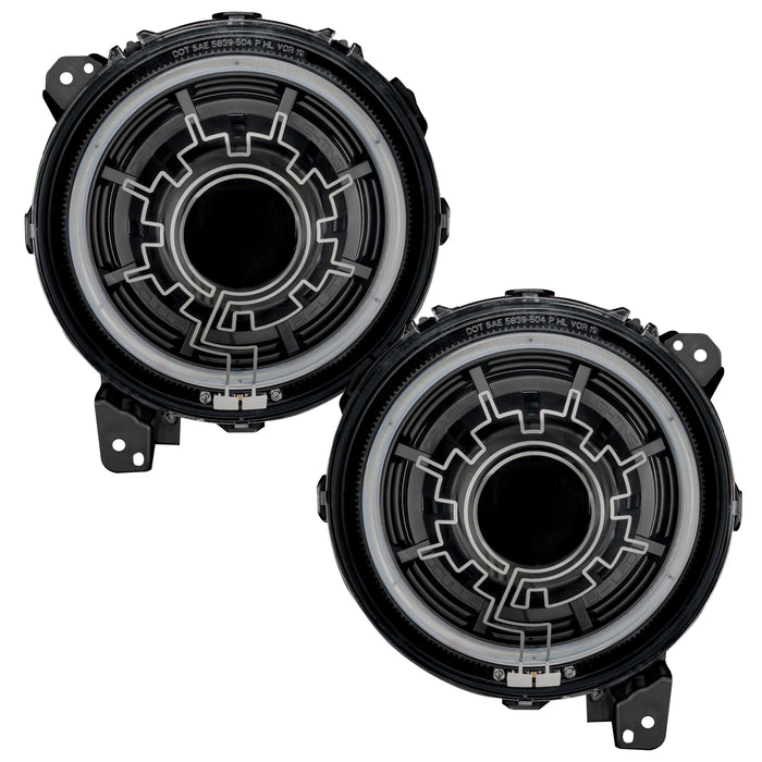 Oracle Lighting 5839-111 Oculus Bi-LED Projector Headlights - Jeep Wrangler JL/Gladiator JT- Heated Lens - Truck Part Superstore