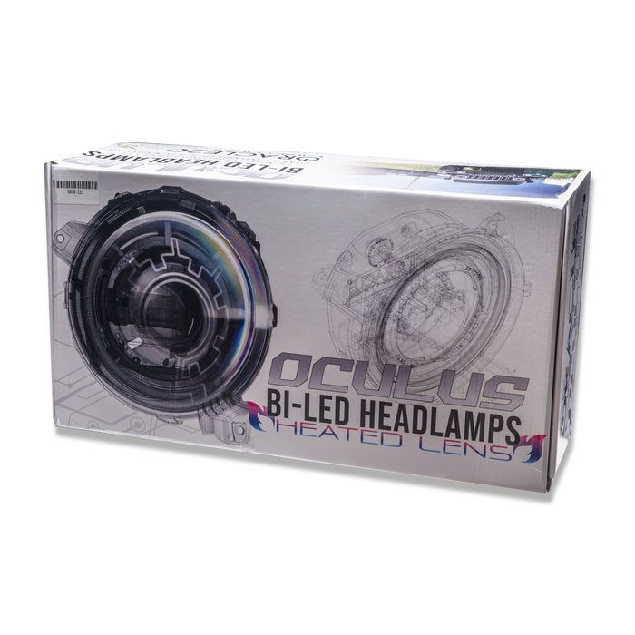 Oracle Lighting 5839-111 Oculus Bi-LED Projector Headlights - Jeep Wrangler JL/Gladiator JT- Heated Lens - Truck Part Superstore