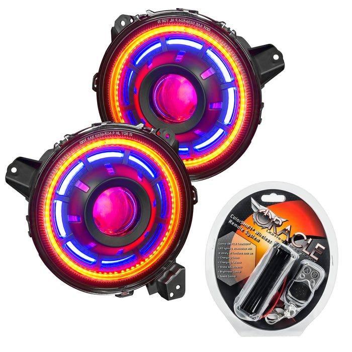 Oracle Lighting 5839-330 Oculus ColorSHIFT Bi-LED Projector Headlights - Truck Part Superstore