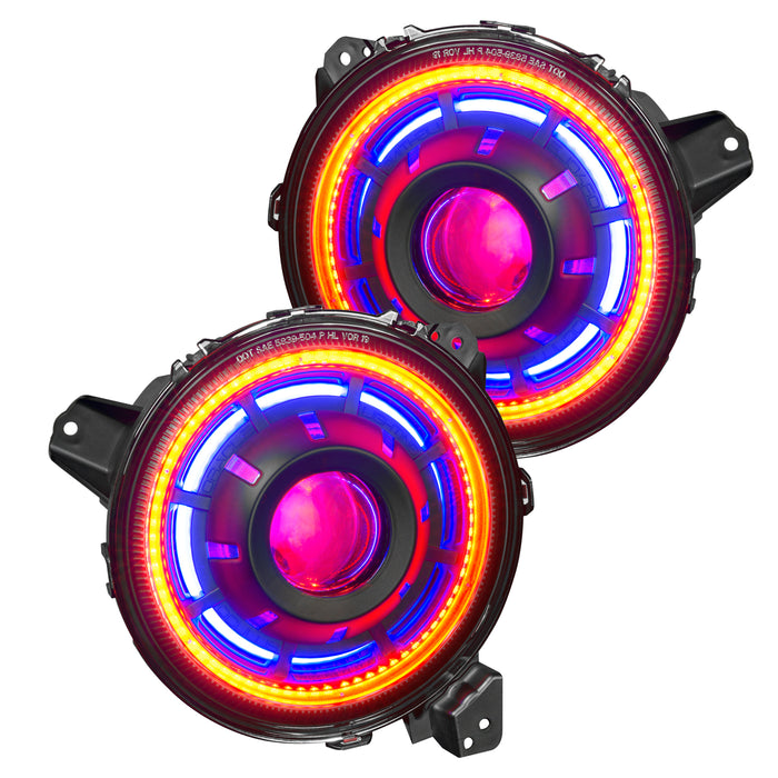 Oracle Lighting 5839-334 Oculus ColorSHIFT Bi-LED Projector Headlights, ColorSHIFT - No Controller - Truck Part Superstore