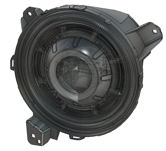 Oracle Lighting 5839-504-PAU Lighting Oculus Bi-LED Projector Headlights, 5500K - Truck Part Superstore