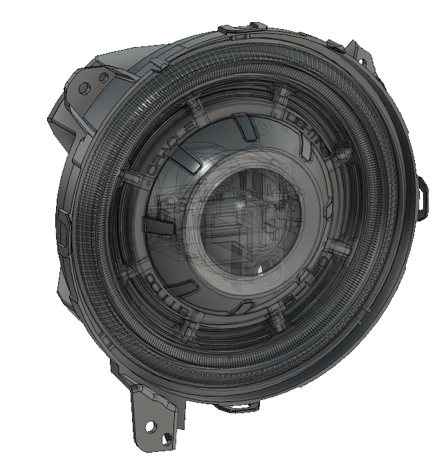 Oracle Lighting 5839-504-PAU Lighting Oculus Bi-LED Projector Headlights, 5500K - Truck Part Superstore