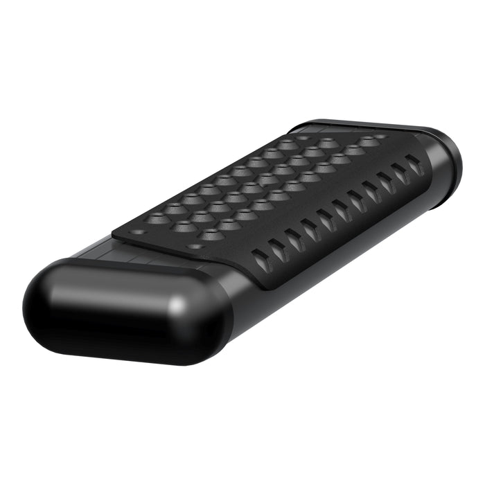 Luverne 584026 O-Mega II 6in. Oval Receive Hitch Step-Black - Truck Part Superstore