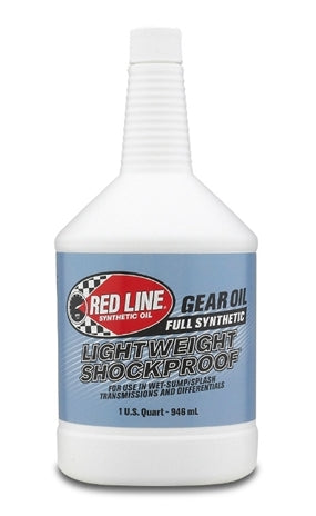 Red Line Oil 58404 Gear Oil Synthetic Lightweight Shockproof 1 Quart Red Line Oil - Truck Part Superstore
