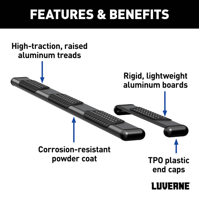 Luverne 584100-571477 Van O-Mega II-36in./98in. Steps w/Extended Brackets - Truck Part Superstore