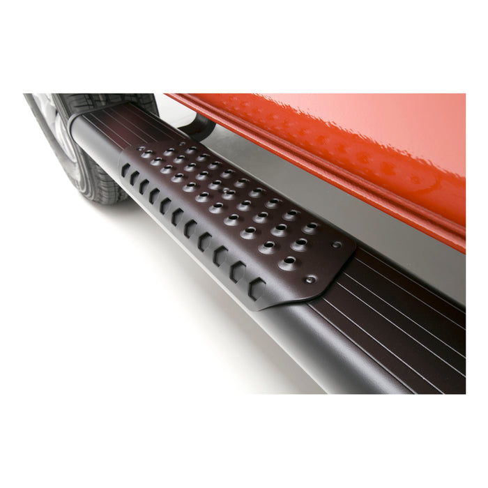 Luverne 584125 125in. O-Mega II 6in. Oval Steps-Black - Truck Part Superstore