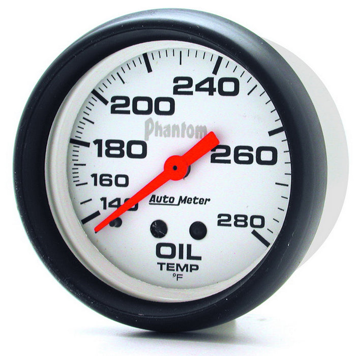 AutoMeter 5841 GAUGE; OIL TEMP; 2 5/8in.; 140-280deg.F; MECHANICAL; PHANTOM - Truck Part Superstore