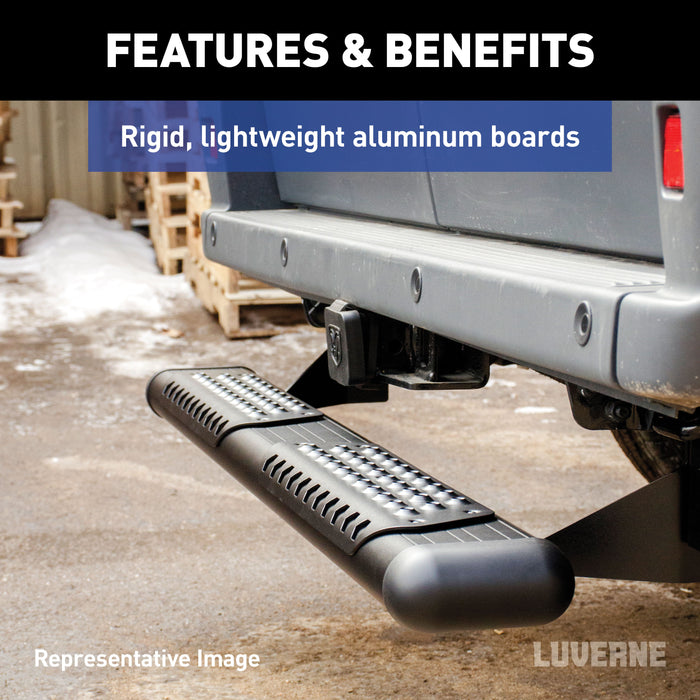 Luverne 584254-570749 O-Mega II 6in. x 54in. Black Aluminum Rear Step; Select Sprinter 2500; 3500 - Truck Part Superstore