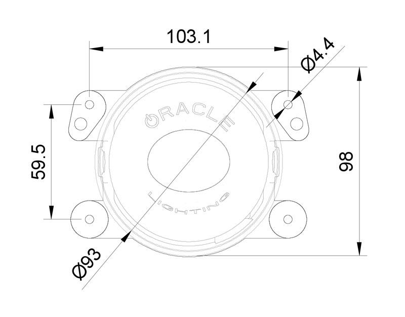 Oracle Lighting 5846-004 High Performance Fog Lights, Green - Truck Part Superstore