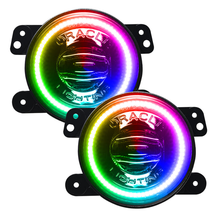 Oracle Lighting 5846-332 High Performance Fog Lights, Dynamic ColorSHIFT - Truck Part Superstore
