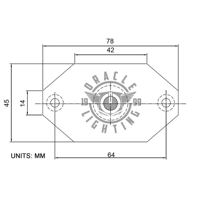 Oracle Lighting 5848-504 Magnet Adapter Kit for Lighting LED Rock Lights - Truck Part Superstore