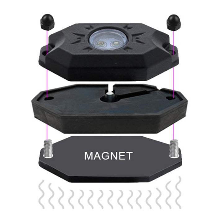 Oracle Lighting 5848-504 Magnet Adapter Kit for Lighting LED Rock Lights - Truck Part Superstore