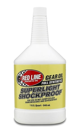 Red Line Oil 58504 Gear Oil Synthetic Superlight Shockproof 1 Quart Red Line Oil - Truck Part Superstore