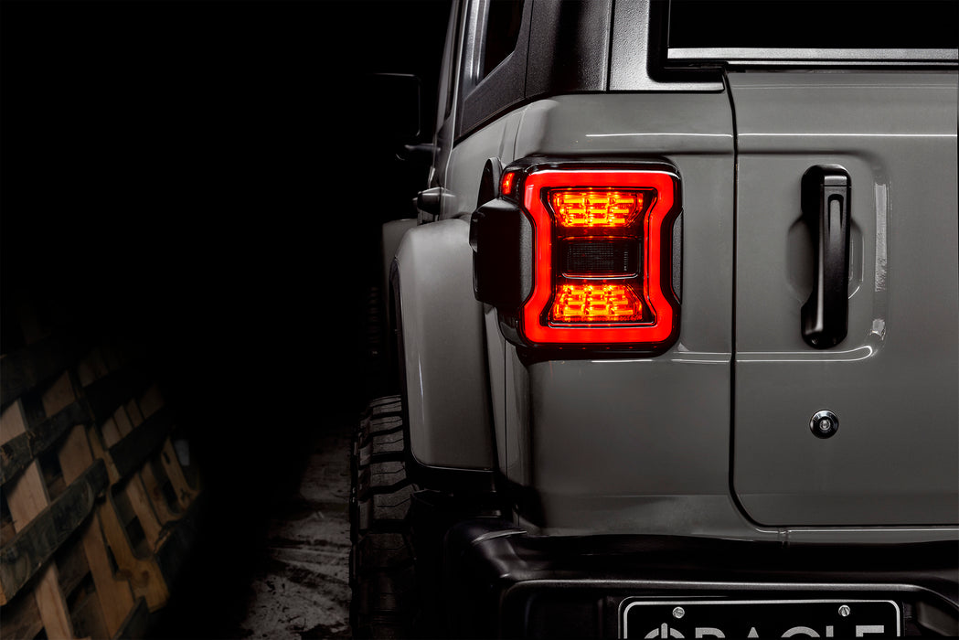 Oracle Lighting 5852-504 Black Series LED Tail Lights - Truck Part Superstore