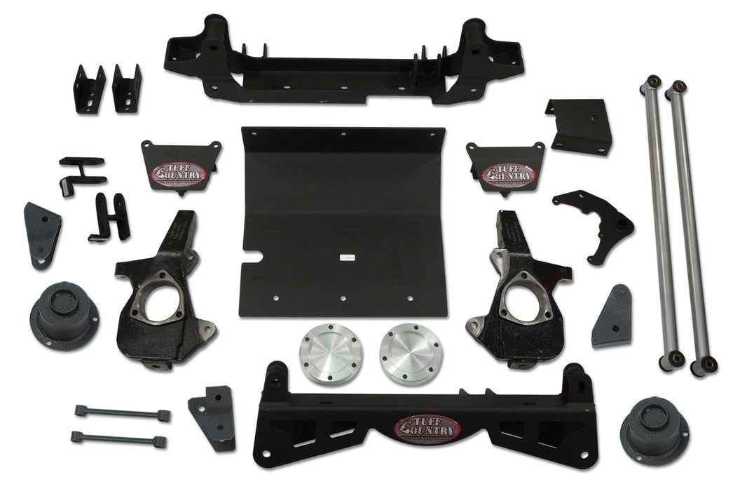 Tuff Country 16962 6 Inch Lift Kit 00-06 Chevy Suburban/Tahoe/01-03 Avalanche and 00-06 GMC Yukon/Yukon XL 1500 w/3 Piece Sub Fram Tuff Country - Truck Part Superstore