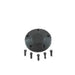 Grant 5871 Signature Horn Button; Black Plastic; w/o Logo; w/Screws; - Truck Part Superstore