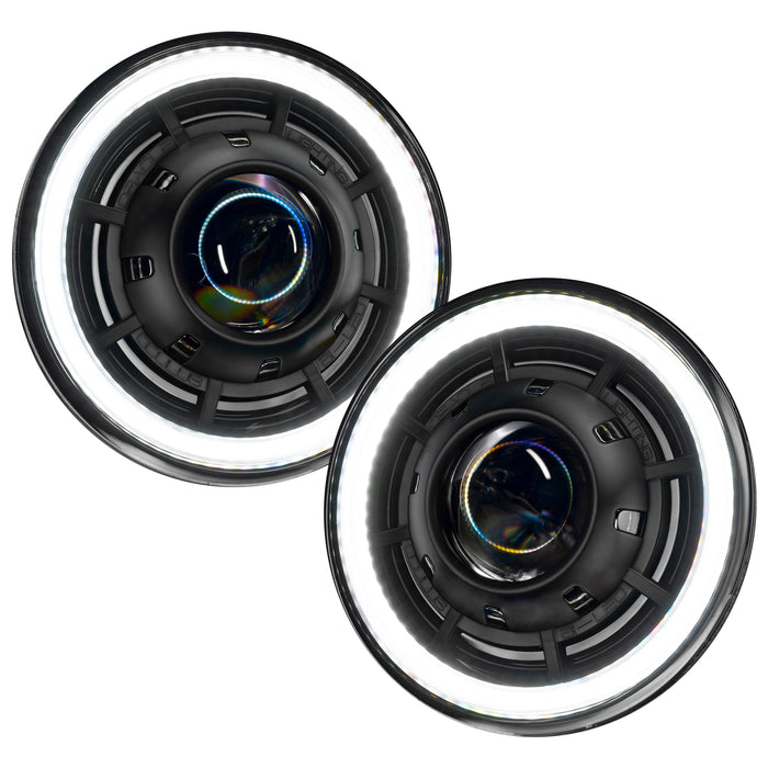 Oracle Lighting 5876-023 ORACLE OculusTM 7" Switchback Bi-LED Projector Headlights for Jeep Wrangler JK - Truck Part Superstore