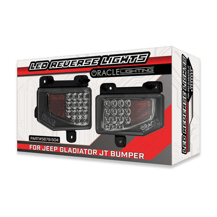 Oracle Lighting 5878-504 ORACLE Lighting Rear Bumper LED Reverse Lights for Jeep Gladiator JT - Truck Part Superstore