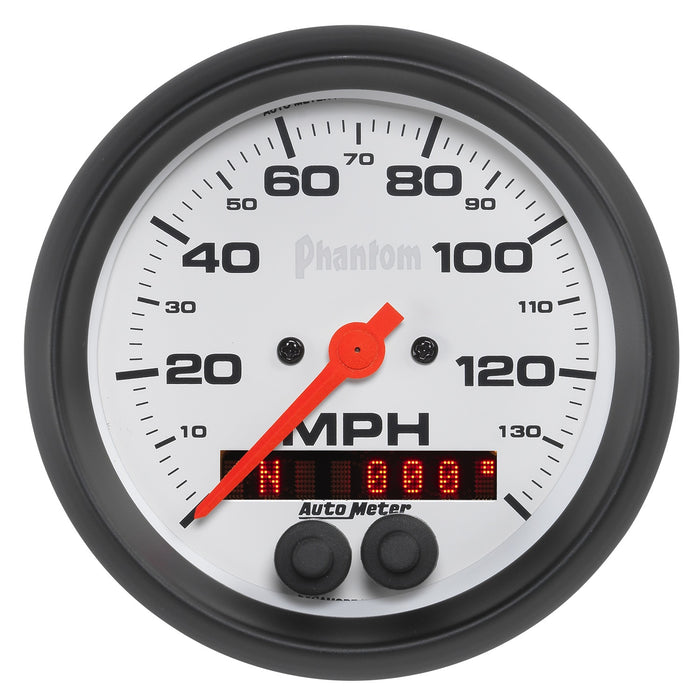 AutoMeter 5880 GAUGE; SPEEDOMETER; 3 3/8in.; 140MPH; GPS; PHANTOM - Truck Part Superstore