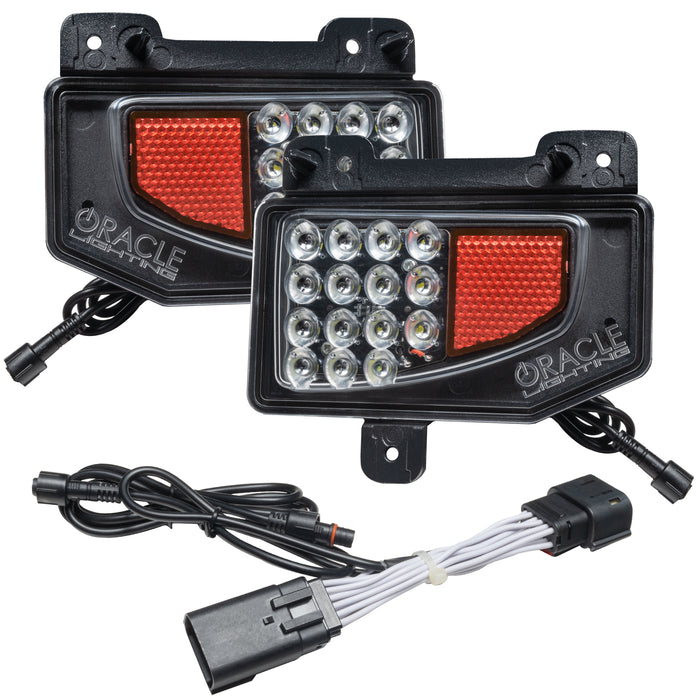 Oracle Lighting 5881-504 Rear Bumper LED Reverse Lights for Jeep Gladiator JT w/PNP Harness - Truck Part Superstore