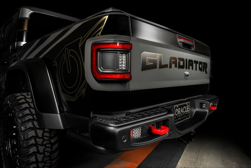 Oracle Lighting 5882-504 ORACLE Lighting Flush Mount LED Tail Lights for Jeep Gladiator JT - Truck Part Superstore