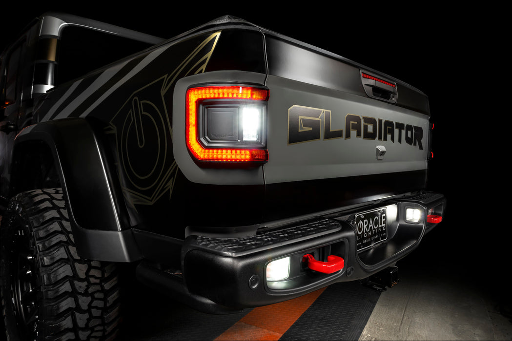 Oracle Lighting 5882-504 ORACLE Lighting Flush Mount LED Tail Lights for Jeep Gladiator JT - Truck Part Superstore