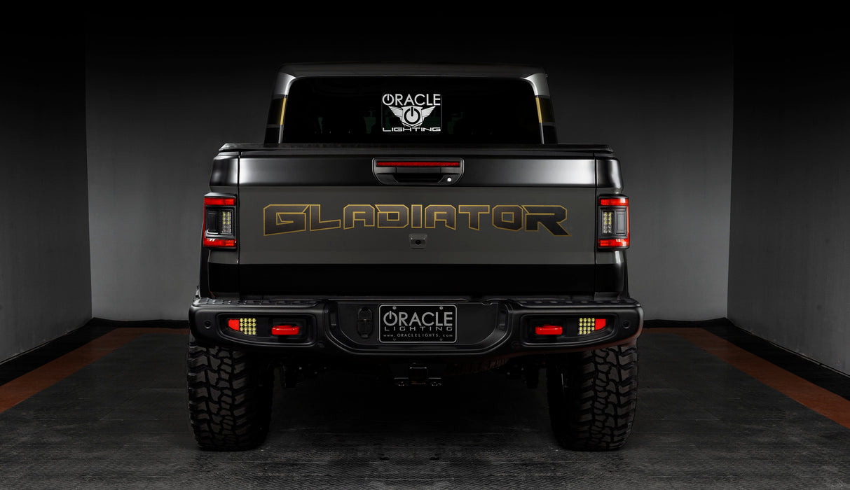 Oracle Lighting 5882-504 ORACLE Lighting Flush Mount LED Tail Lights for Jeep Gladiator JT - Truck Part Superstore