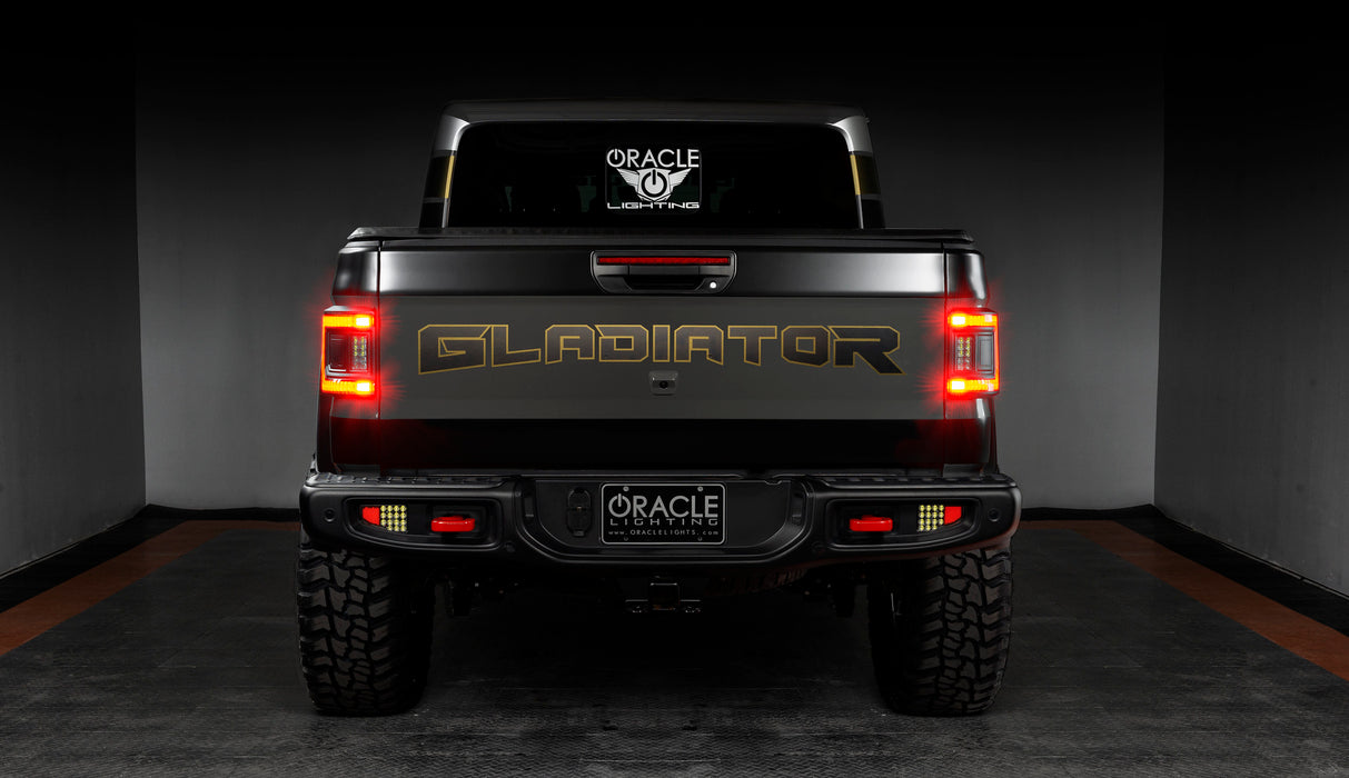 Oracle Lighting 5882-504 ORACLE Lighting Flush Mount LED Tail Lights for Jeep Gladiator JT - Truck Part Superstore