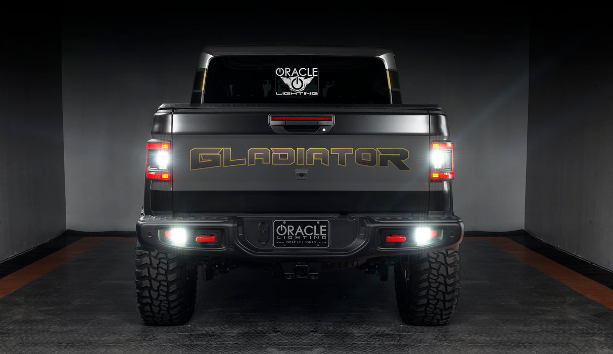 Oracle Lighting 5882-504 ORACLE Lighting Flush Mount LED Tail Lights for Jeep Gladiator JT - Truck Part Superstore