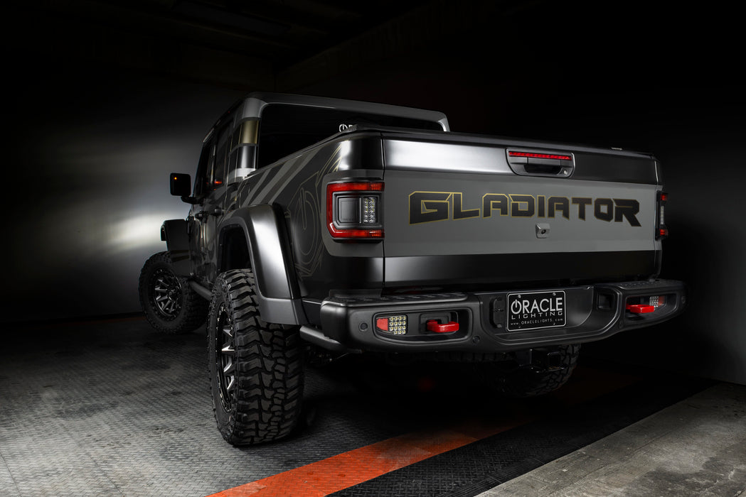 Oracle Lighting 5882-504 ORACLE Lighting Flush Mount LED Tail Lights for Jeep Gladiator JT - Truck Part Superstore