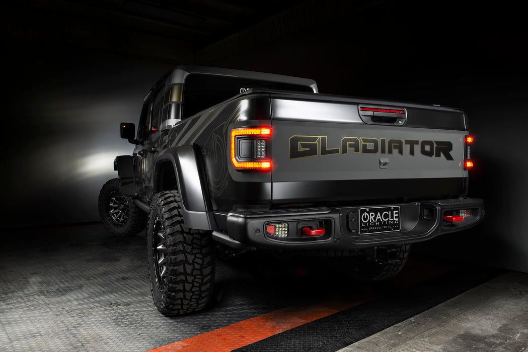 Oracle Lighting 5882-504 ORACLE Lighting Flush Mount LED Tail Lights for Jeep Gladiator JT - Truck Part Superstore