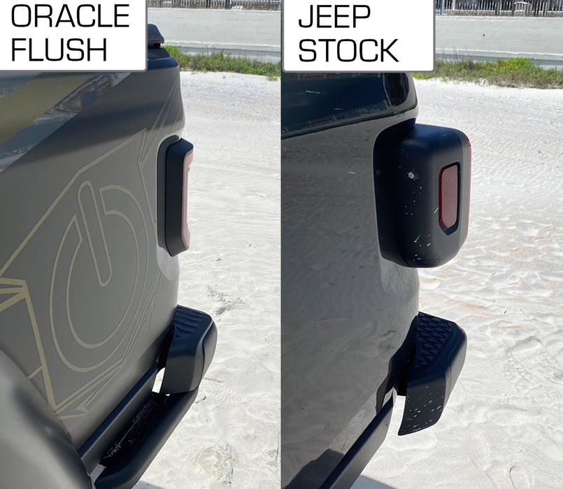 Oracle Lighting 5882-504 ORACLE Lighting Flush Mount LED Tail Lights for Jeep Gladiator JT - Truck Part Superstore