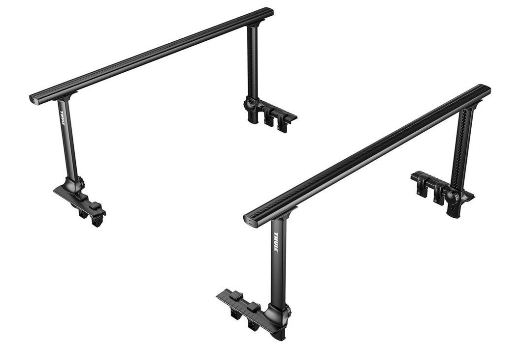 Thule 500XTB Xsporter Pro Truck Bed Rack; Incl. Load Stops; 71 in. Crossbar; Aluminum; Black; - Truck Part Superstore
