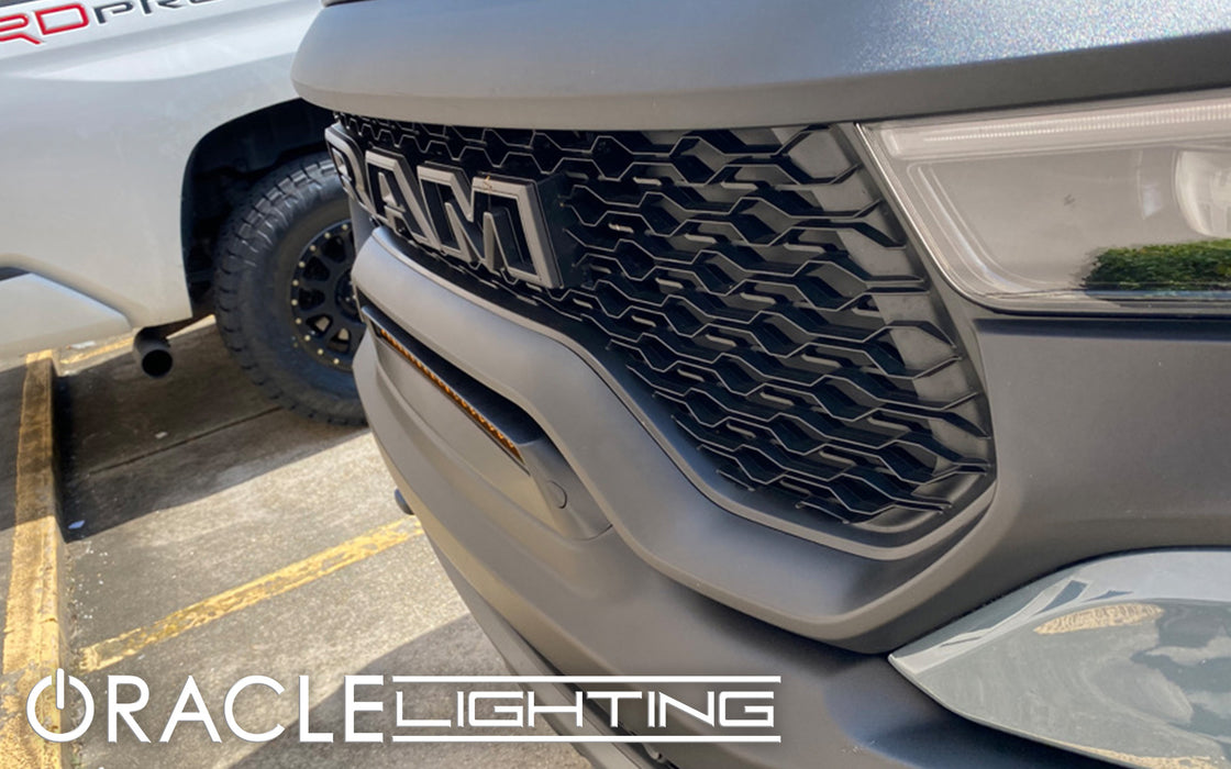 Oracle Lighting 5885-005 ORACLE Lighting 2019-2022 RAM Rebel/TRX Front Bumper Flush LED Light Bar System - Truck Part Superstore