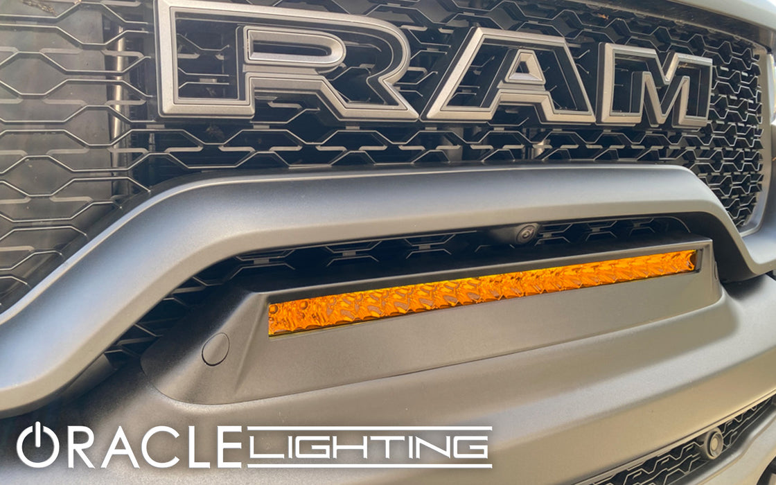Oracle Lighting 5885-005 ORACLE Lighting 2019-2022 RAM Rebel/TRX Front Bumper Flush LED Light Bar System - Truck Part Superstore